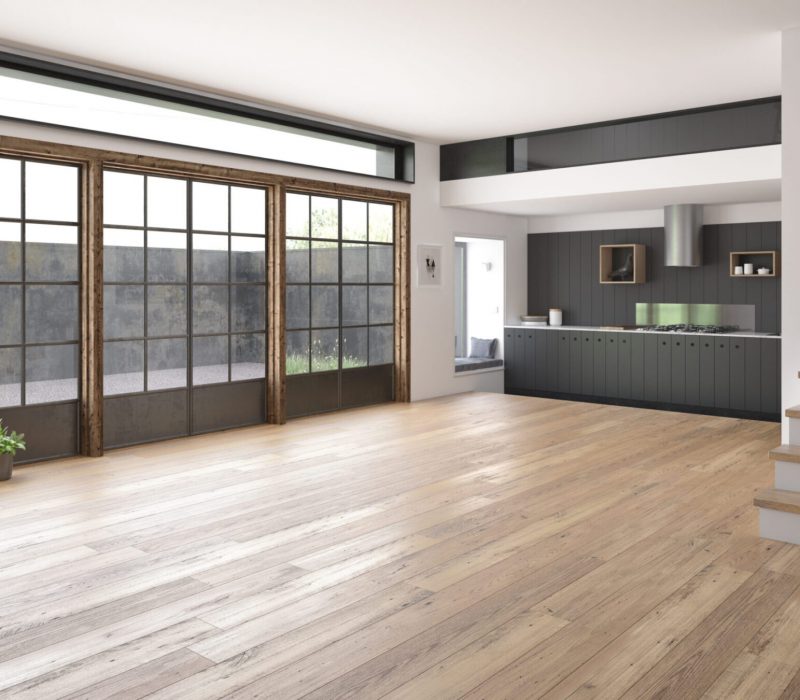 Interior empty room 3 D rendering